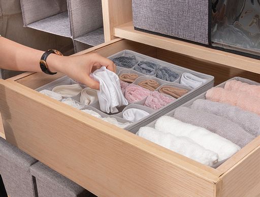 Набор 3 ящиков для хранения Milan ГОЛУБОЙ (1635) - Мой органайзер фото 5