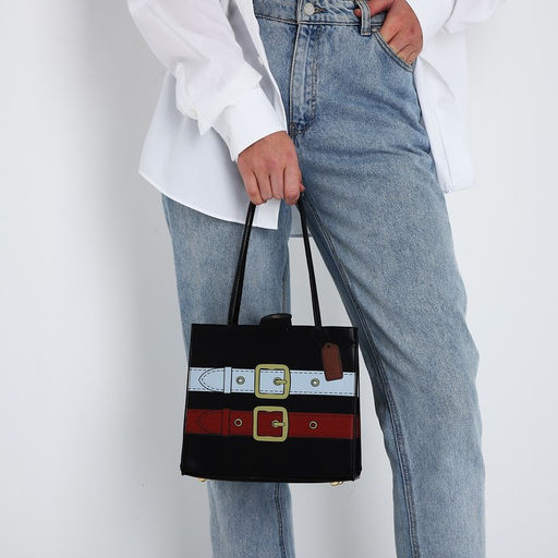 Сумка женская, тоут на молнии, цвет чёрный - Simaland фото 8