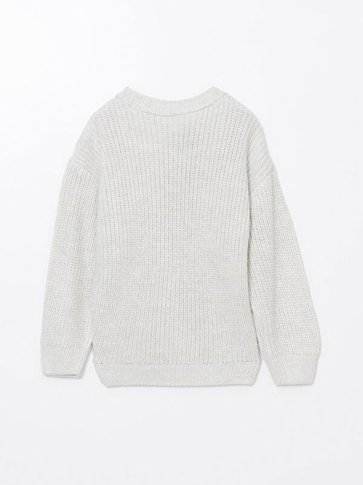 Bisiklet Yaka Triko Erkek ?ocuk Kazak