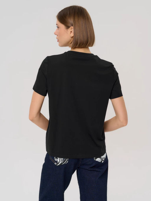 Футболка женская 12421-42017 black - Eleganzza фото 4