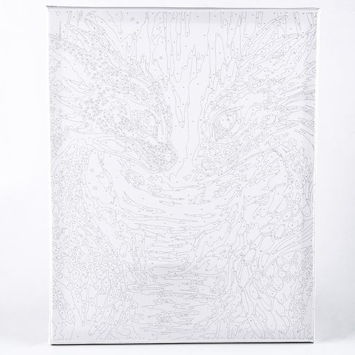 Картина по номерам на холсте с подрамником «Любовь драконов», 40×50 см