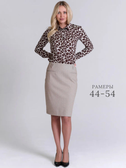 Юбка для холодной погоды в составе ШЕРСТЬ