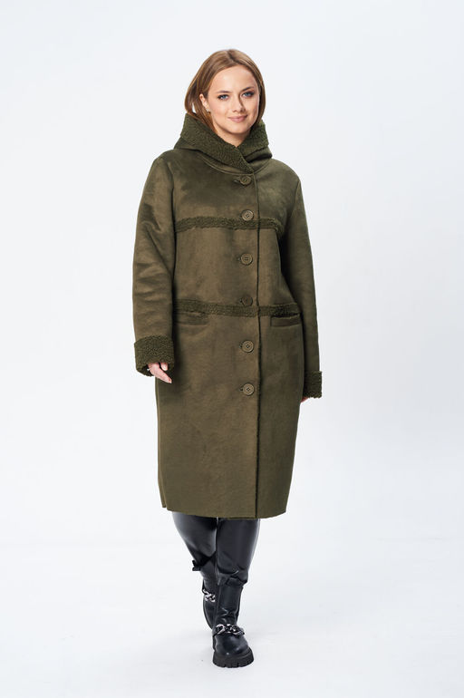 Пальто Diamant 1939 олива фото 9