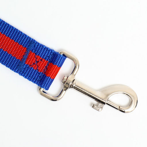 Поводок 3 м х 3 см, сине-красный - Пижон фото 2