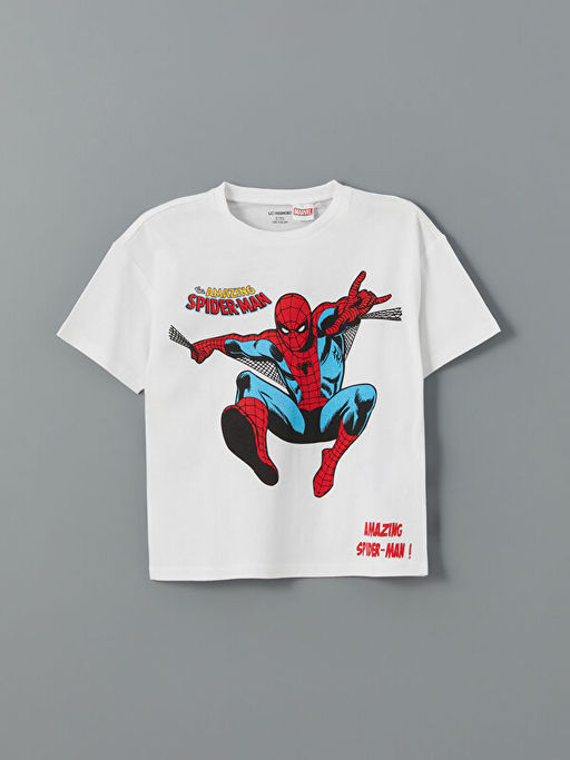 Spider-Man Bask?l? Erkek ?ocuk Ti??rt 2li