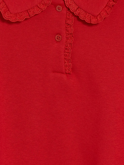 Polo Yaka K?z ?ocuk Kal?n Sweatshirt - Waikiki фото 2