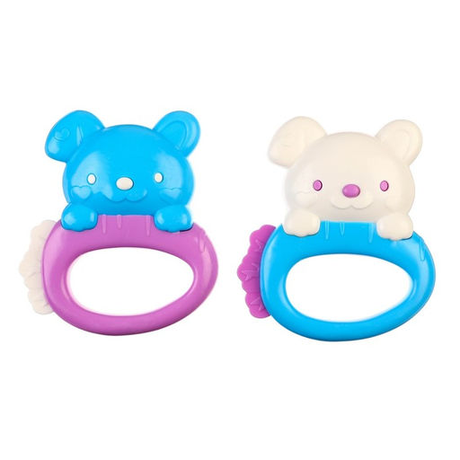 Погремушка Собачка с эластичными элементами, цвет МИКС, Крошка Я фото 4