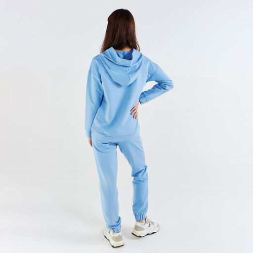 Костюм спортивный женский: худи, брюки, MINAKU: Casual Collection, размер 48, голубой