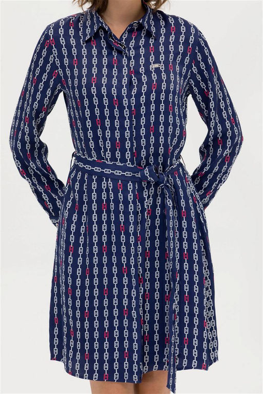 Женское темно-синее плетеное платье - U.s. polo assn фото 13