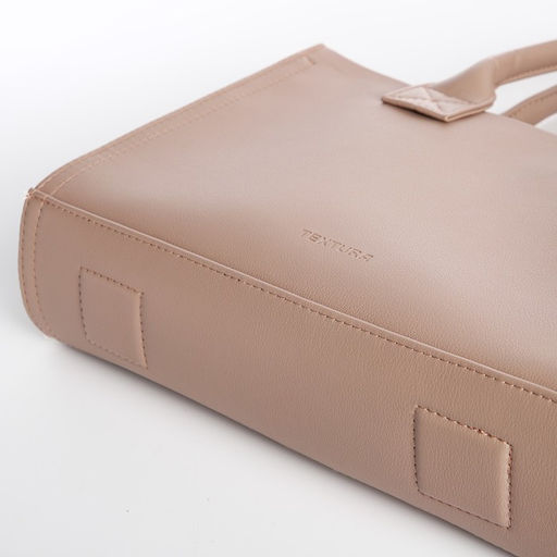 Сумка женская тоут TEXTURA на молнии, 33×9×23 см, бежевая