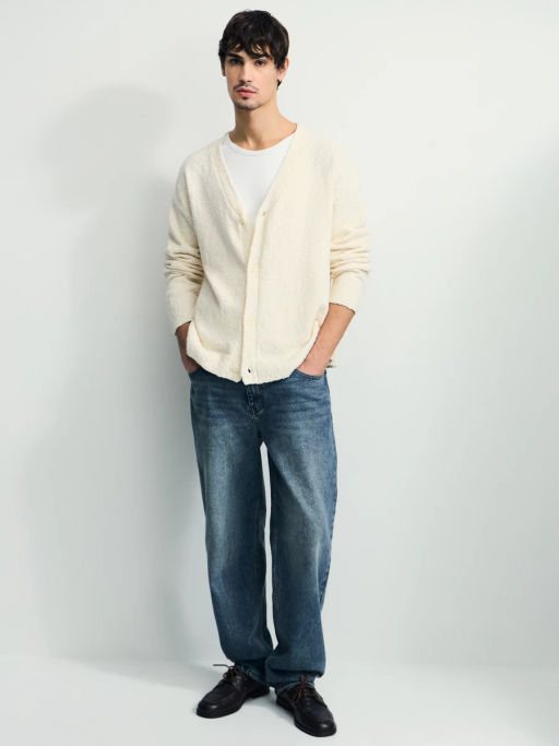 Вязаный кардиган из хлопка / Zarina  фото 3