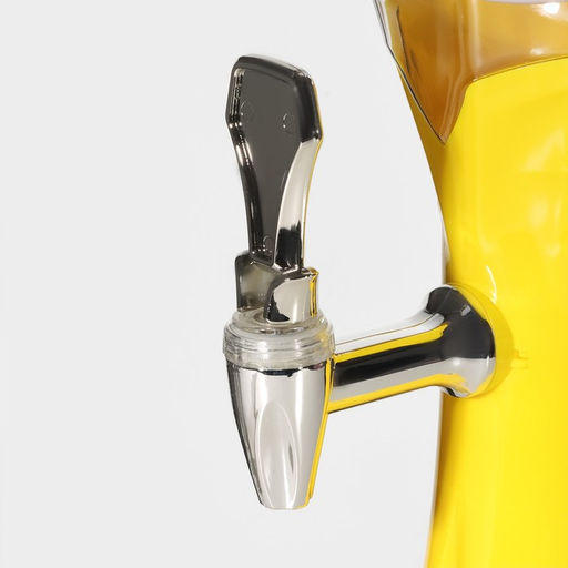 Башня пивная Вавилон, колба 3 л, подсветка, батарейки cr 2032, пластик, жёлтая - Simaland фото 4