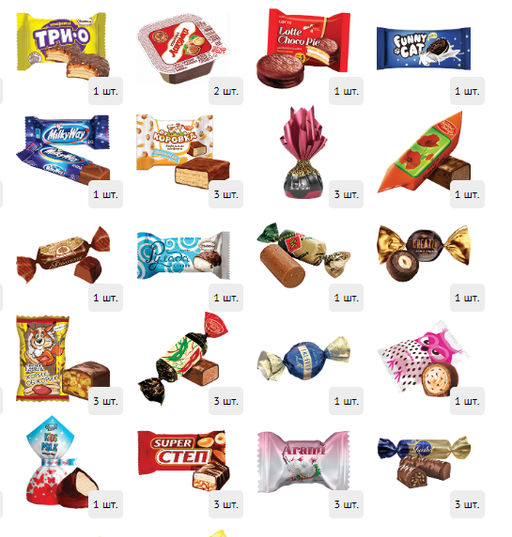 Саквояж 2500 г. картон - Сладкий мир фото 4