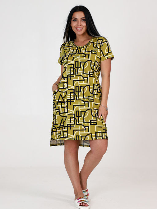 Т-713 ТУНИКА ЖЕНСКАЯ (Хаки) - А-дина фото 2