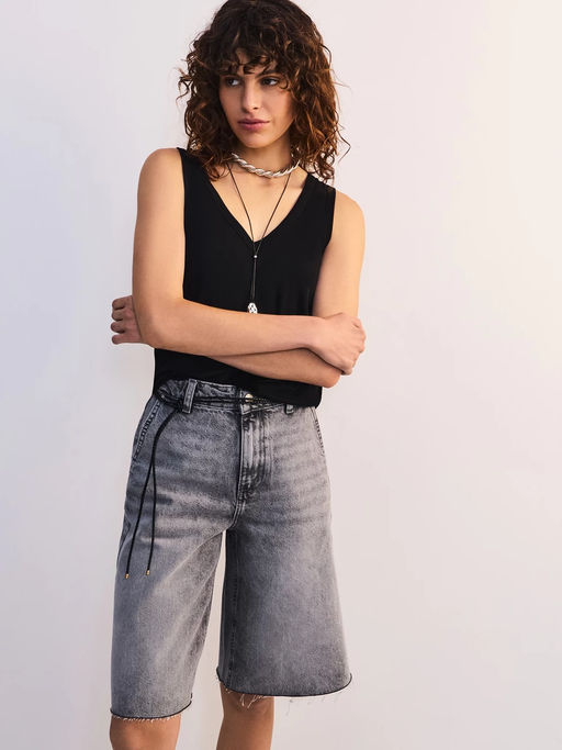 Джинсовые шорты бермуды / Zarina