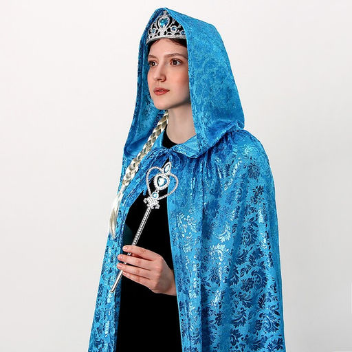 Карнавальный набор взрослый, плюш, цвет голубой с узором - Simaland фото 2