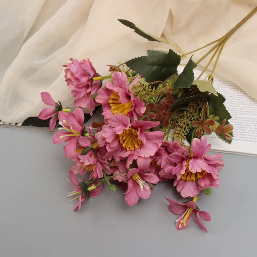 Цена за 2 шт. Букет искусственный Ясенец и миллениум, 33 см, МИКС