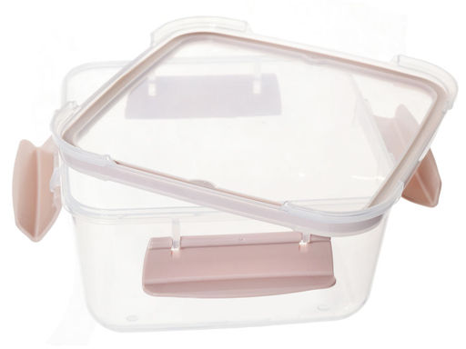 Контейнер 1,2л BATTERFLY LIGHT гермет розовый - Полимербыт фото 2