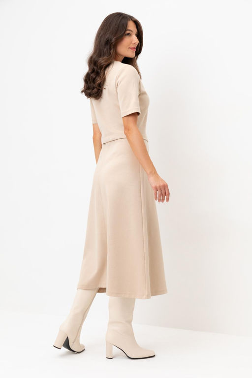 ЕВТ 5058/темно-бежевый платье жен