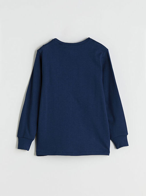 Bisiklet Yaka Erkek ?ocuk Pijama ?st