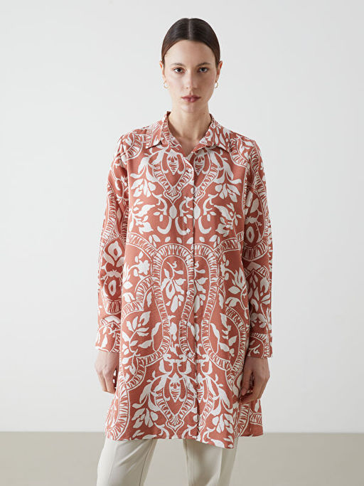 Desenli Kad?n G?mlek Tunik