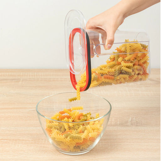 ЁМКОСТЬ ДЛЯ СЫПУЧИХ ПРОДУКТОВ С КРЫШКОЙ (СЛАЙДЕРОМ) 1,5Л (Желтый) - Phibo фото 7