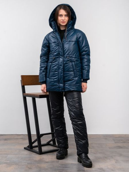 Костюм зимний, горнолыжный Арктика синий-черный - Yollochka фото 3