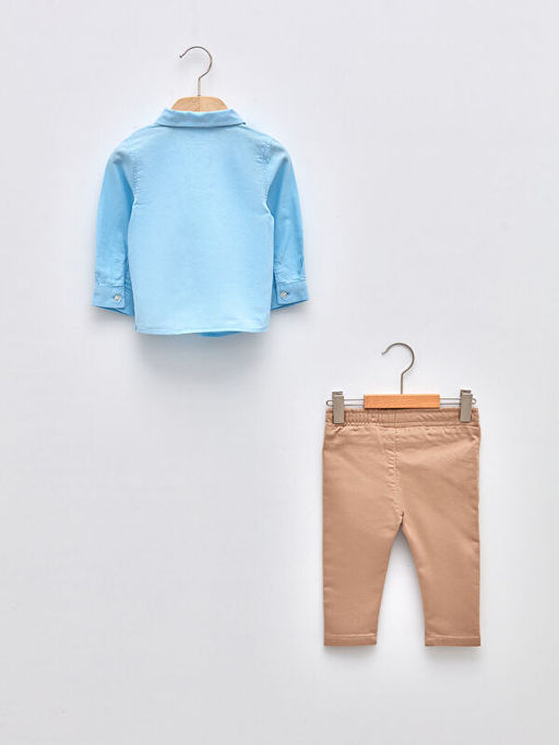 Uzun Kollu Erkek Bebek G?mlek ve Pantolon - Waikiki фото 2