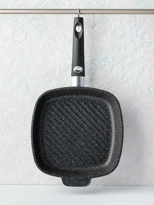 Сковорода литая гриль APOLLO Qualita 26/26 см  фото 8