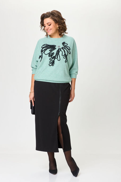 Костюм Michel Chic 1394 терракот, черный  фото 282