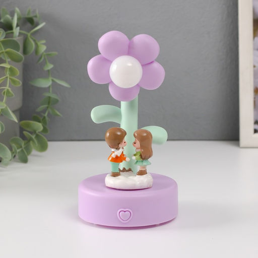 Фигурка светящаяся Малыши под цветочком, 8?8?15 см, МИКС