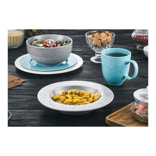 Тарелка десертная Walmer Niagara, 20 см, цвет белый  фото 3