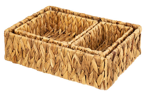 Набор 3 плетеных корзин 36*26*10 см - Elan gallery фото 5