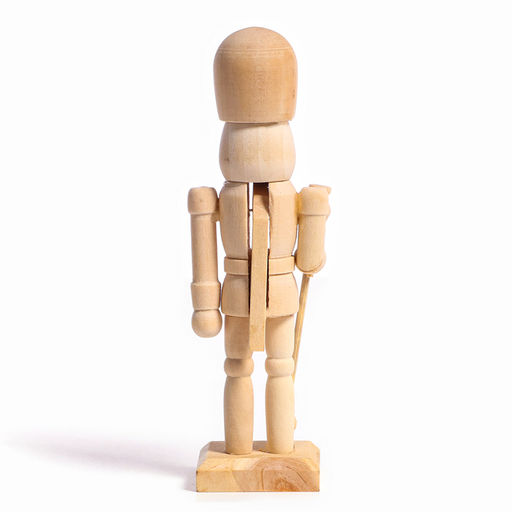 Роспись по дереву на новый год Щелкунчик, набор для творчества