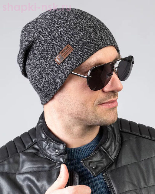 F 482 Шапка мужская (57-59)