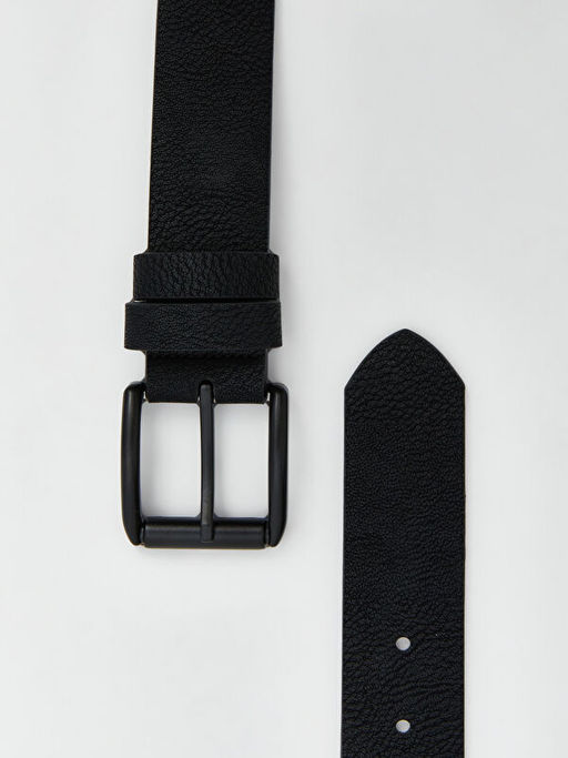 Deri G?r?n?ml? Erkek Kemer