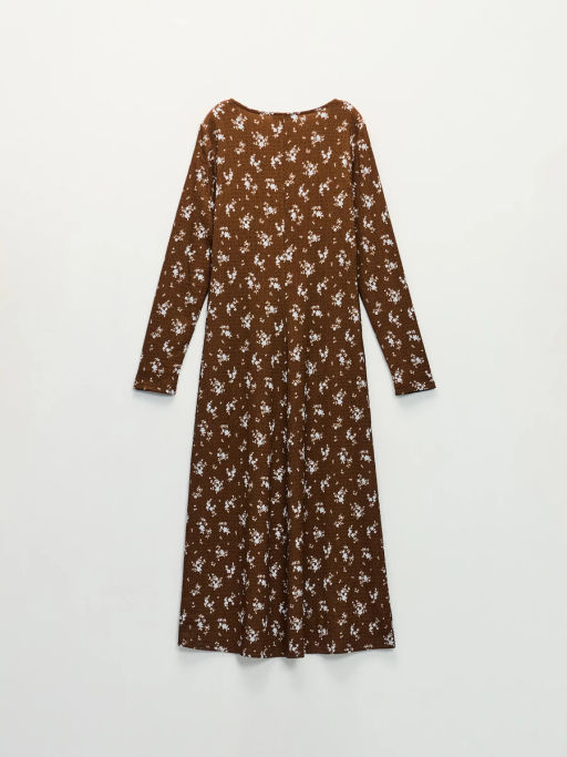 Платье миди с цветочным принтом / Zarina фото 8