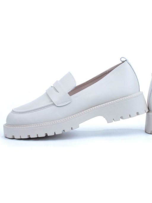 03-XR183/2 BEIGE Лоферы женские (натуральная и искусственная кожа)