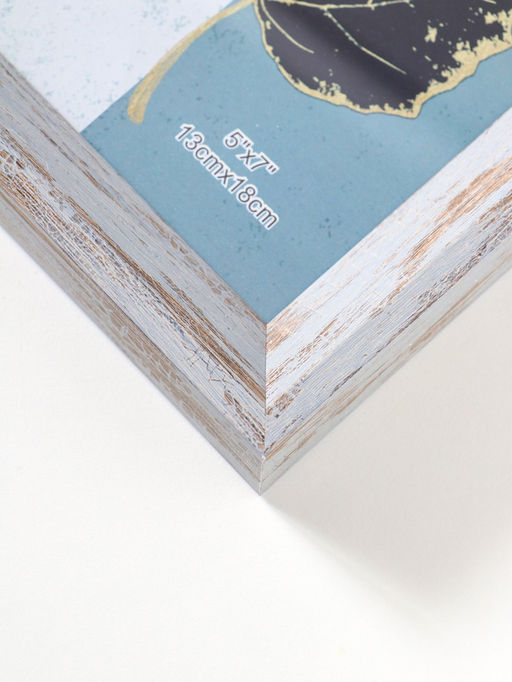 Фоторамка для фото 13×18 см «Прованс», пластик, серо-голубой, 21.7×16.8×3 см