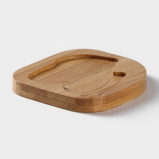 Набор фарфоровый для специй на бамбуковой подставке BellaTenero Зайцы, 3 предмета: солонка 50 мл, перечница 20 мл, подставка, цвет белый и чёрный  фото 8