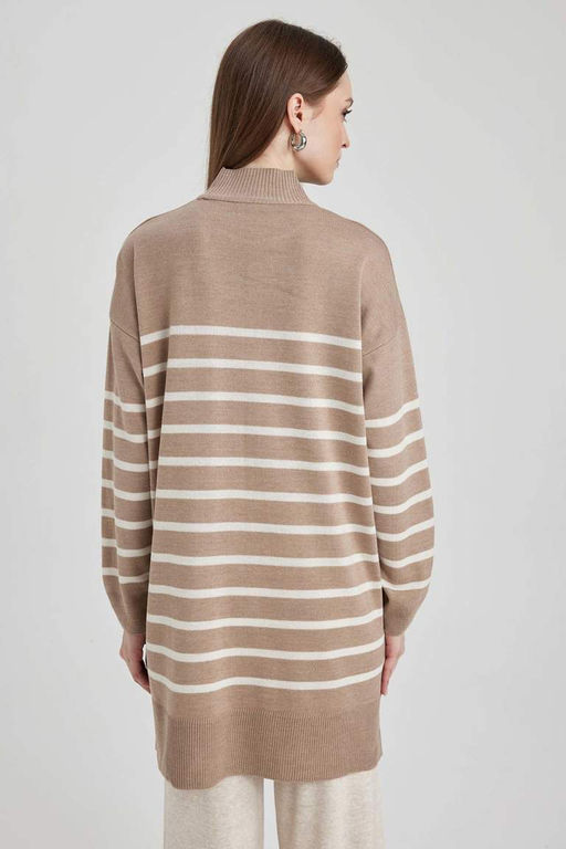 Туника обычного кроя с полуводолазкой - Defacto фото 6