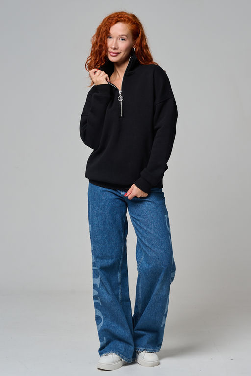 Свитшот Натали 14427 из хлопка с полиэстером фото 5