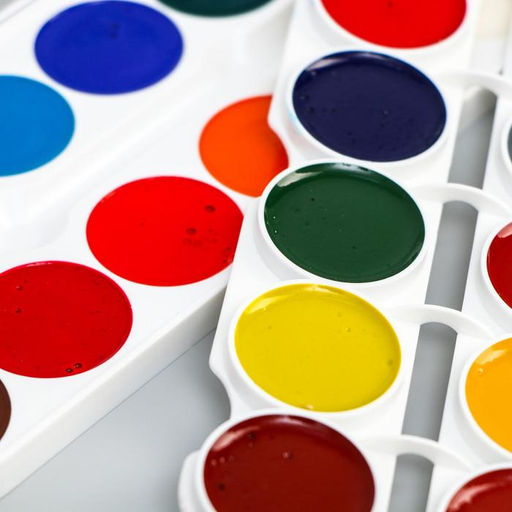 Акварель 24 цвета, «Смешарики», карамельная, без кисти