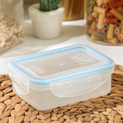 Контейнер для хранения еды Good & Good, 330 мл, с герметичной крышкой, пластик, прозрачный