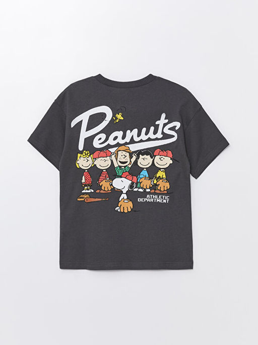 Bisiklet Yaka Peanuts Bask?l? Erkek Bebek Ti??rt - Waikiki фото 2