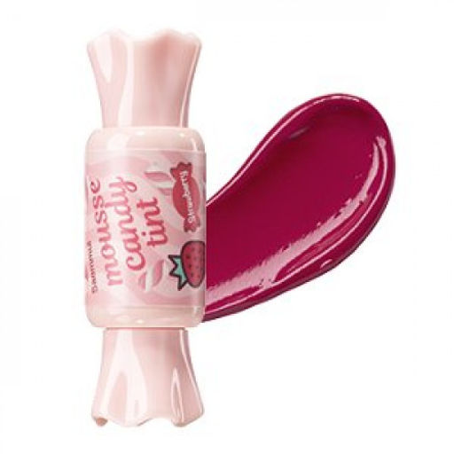 Тинт-мусс для губ Конфетка THE SAEM Saemmul Mousse Candy Tint 02 Strawberry Mousse, 8g