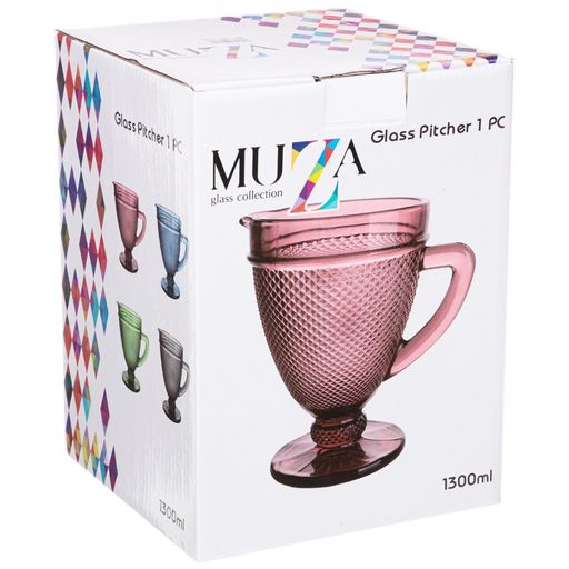 КУВШИН ГРАНАТ 1300 МЛ. / ВЫСОТА=20 СМ. СЕРИЯ MUZA COLOR (КОР=12ШТ.) - Lefard фото 2