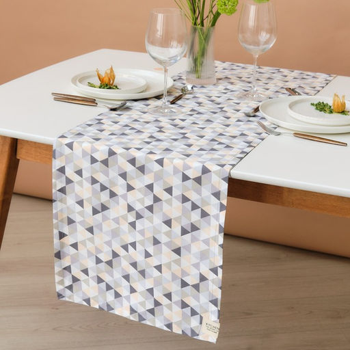 Дорожка Этель Треугольники 40х149 см, 80% хл, 20% пэ, сатин 110 г/м2  фото 2