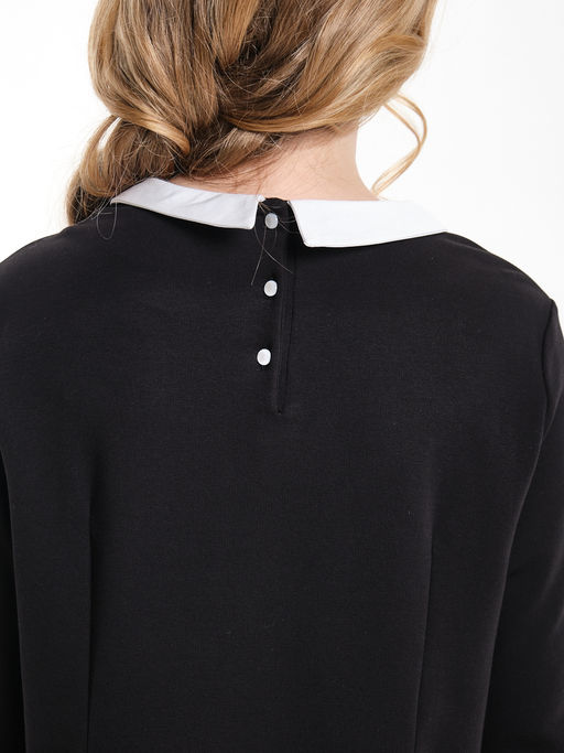 Платье для девочки с брошкой UD 6986 черный - Mini maxi фото 3