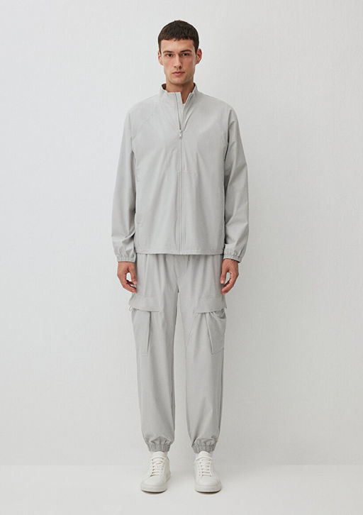 Gri Ceket - Mavi фото 2